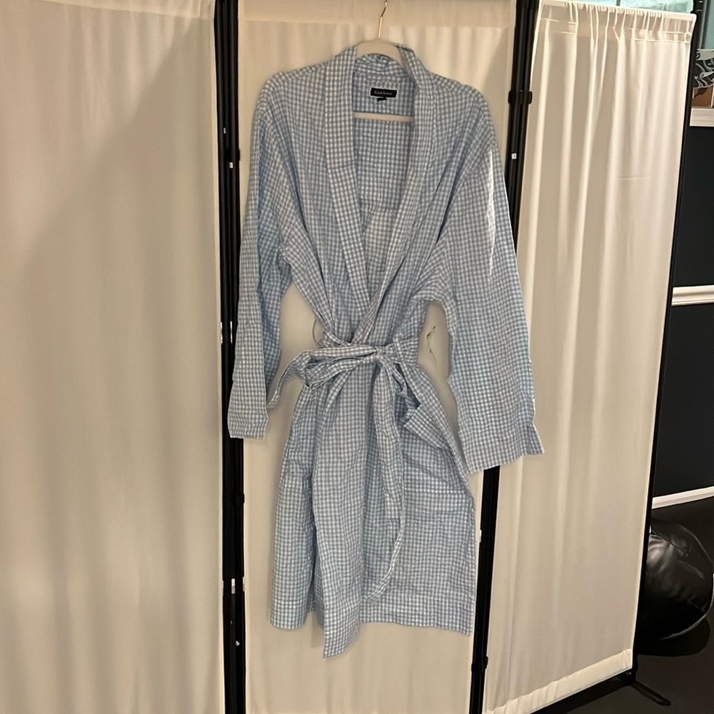 club room bathrobe 100% cotton